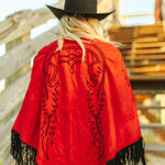 Classy Cowgirl Cape - Red