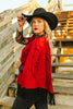 Classy Cowgirl Cape - Red