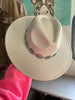 Rancher style hat with concho band