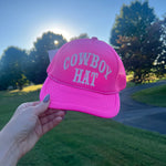 “Cowboy Hat” trucker- multiple colors
