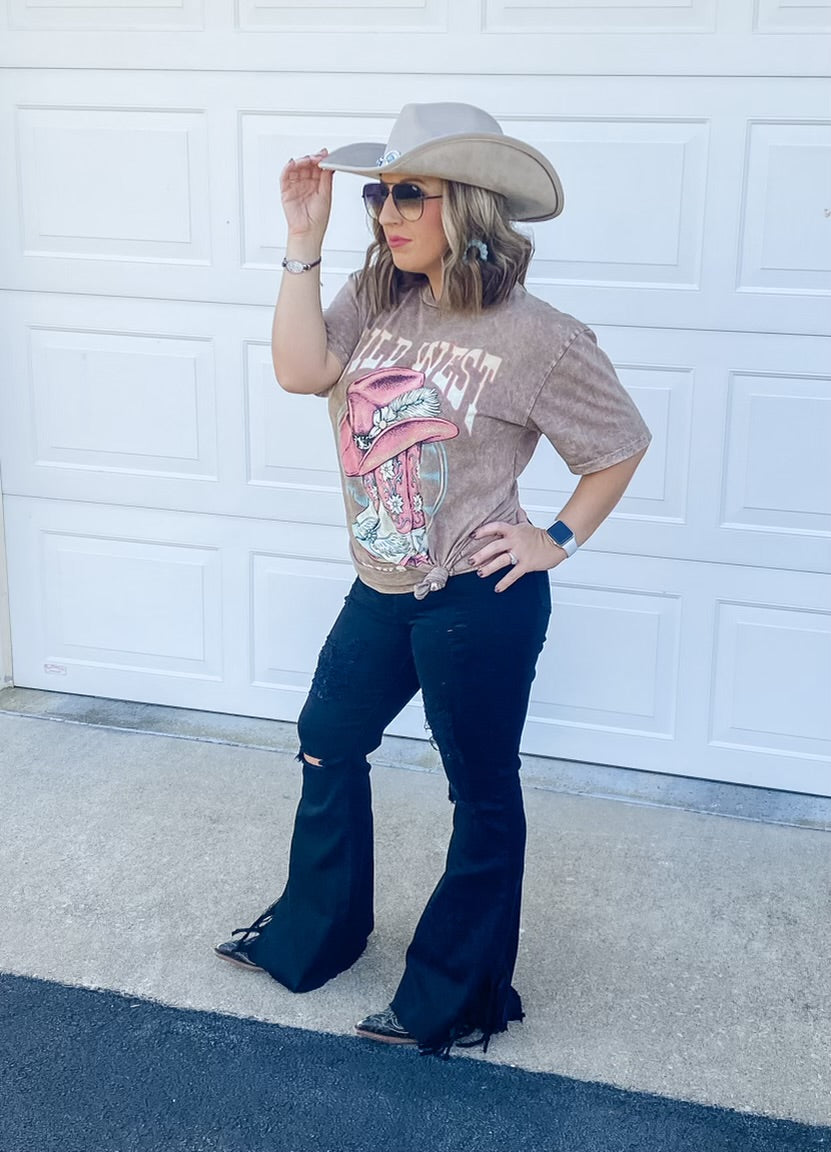 Wild West Cowgirl tee