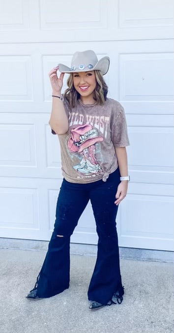 Wild West Cowgirl tee